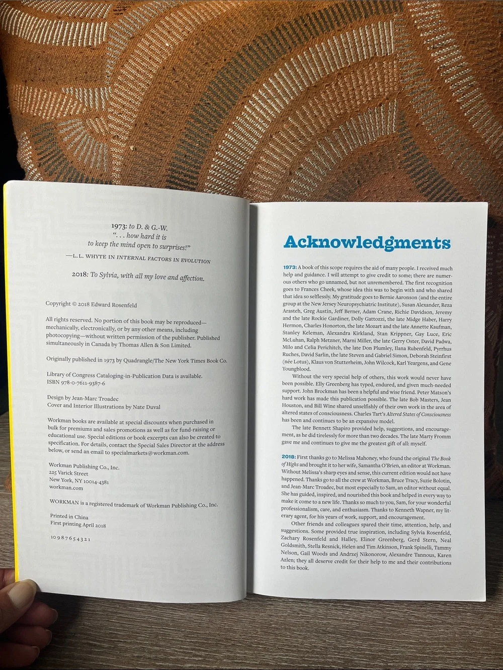 The Book of Highs by 255 Ways to Alter Your Consciousness by Edward Rosenfeld